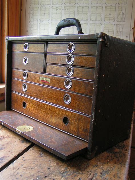 vintage union machinist tool box